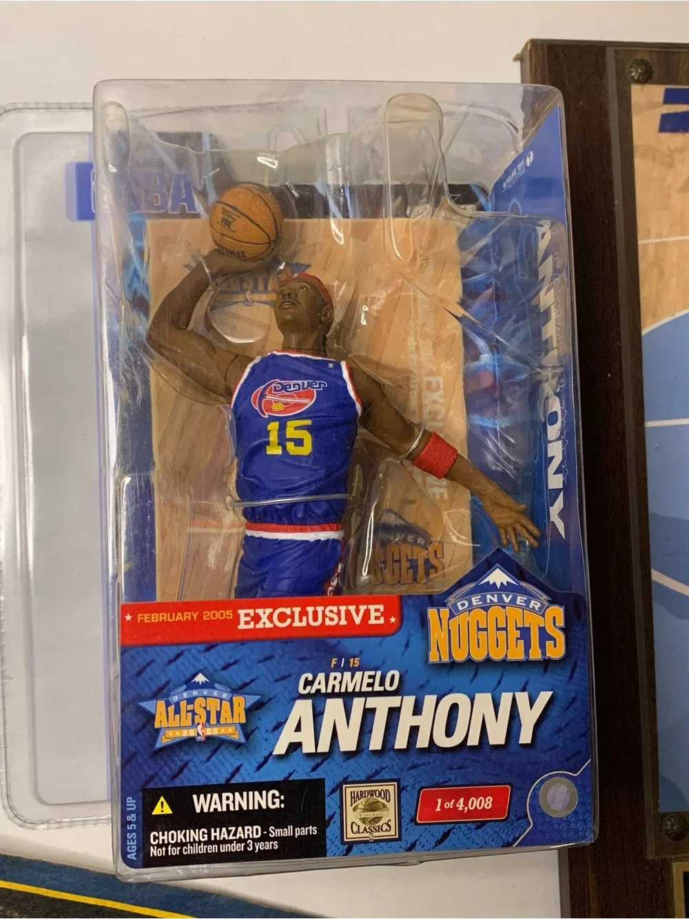 Carmelo Anthony Nuggets Plaque, Figure Set & Banner